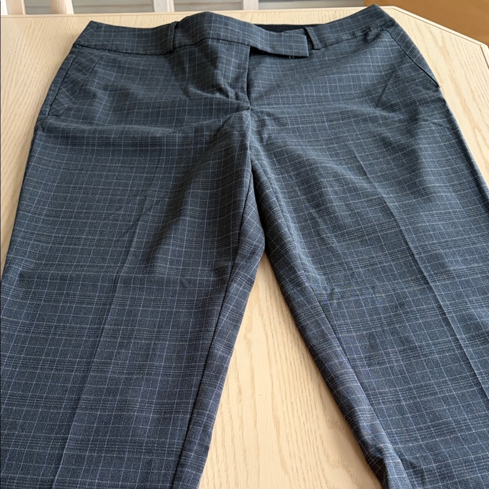 LOFT Gray Plaid Women's Pants